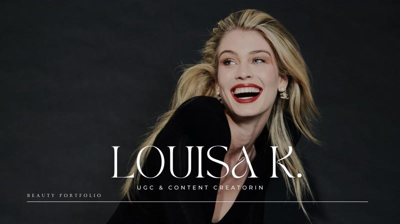 UGC Creatorin Louisa K. – Beauty